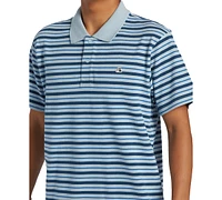 Quiksilver Men's Dna Cotton Mixed-Stripe Polo Shirt