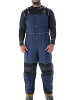 RefrigiWear Men's 54 Gold Water-Resistant Insulated Bib Overalls