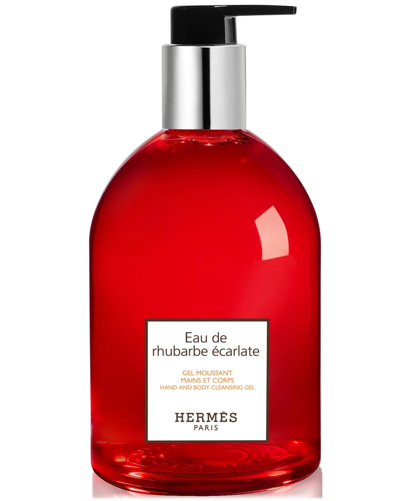 HERMES Eau de Rhubarbe Ecarlate Hand & Body Cleansing Gel, 10.1 oz.