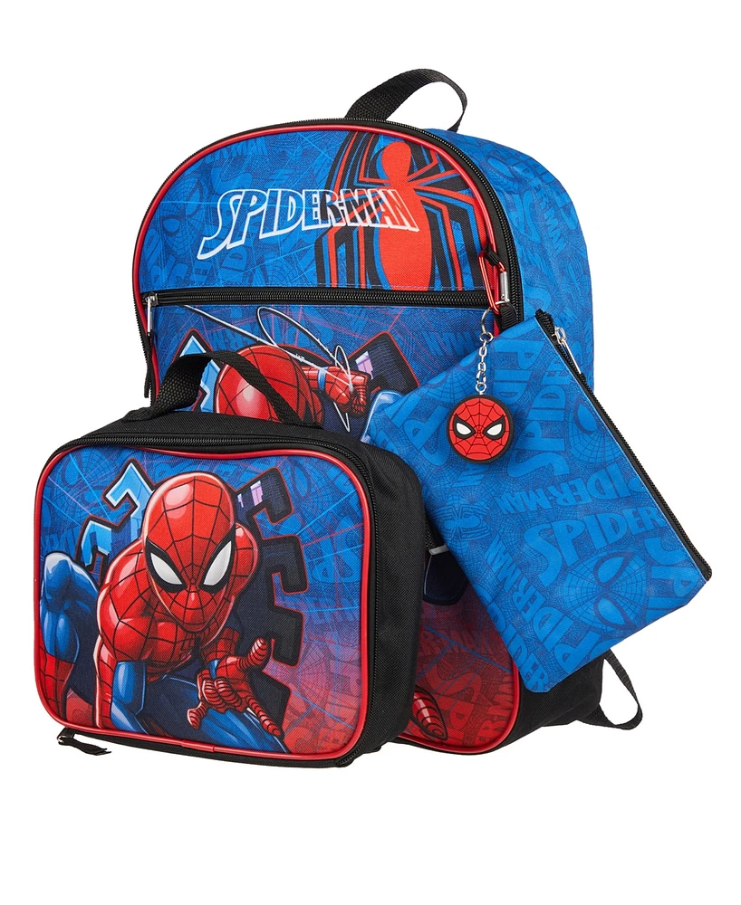 Spiderman Boy's 5 Pc Backpack Set