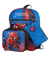 Spiderman Boy's 5 Pc Backpack Set