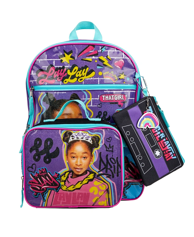 That Girl Lay Lay Girl's 5 Pc Backpack Set