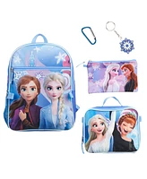 Frozen Girl's 5 Pc Backpack Set
