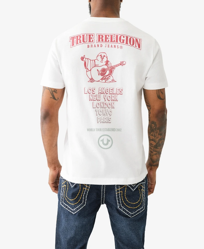 True Religion Men's Short Sleeve High Density Tee