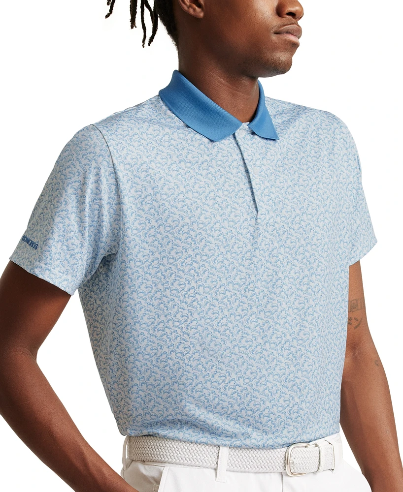 Bonobos Men's Lizard-Print Performance Golf Polo Shirt