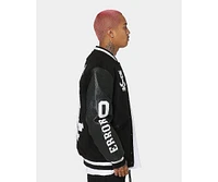 The Anti Order Mens Dead Pixel Leather Varsity Jacket