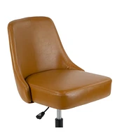 Glamour Home 35.5" Aurica Polyester, Metal Task Chair