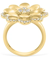 Effy Diamond Flower Statement Ring (5/8 ct. t.w.) in 14k Gold