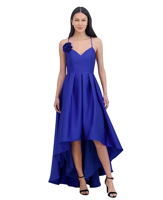 Eliza J Women's V-Neck Sleeveless High-Low Gown