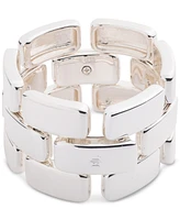 Lauren Ralph Lauren Silver-Tone Link Flex Bracelet