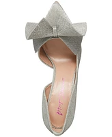 Betsey Johnson Women's Nobble Sculpted Bow Pumps