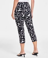 I.n.c. International Concepts Women's Printed Capri Pants, Created for Macy's