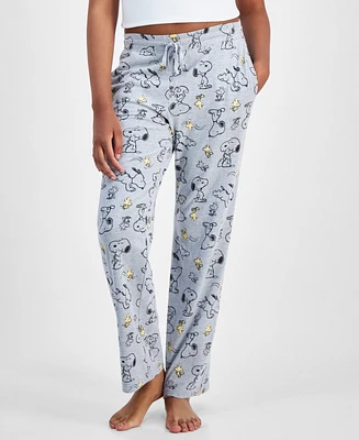 Love Tribe Juniors' Snoopy Drawstring Lounge Pants