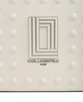 Karl Lagerfeld Paris Simone Karl Leather Small Crossbody