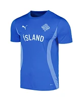 Puma Men's Blue Iceland National Team 2024 Pre-Match Jersey