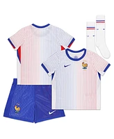 Nike Preschool White France National Team 2024 Away Replica Stadium Kit Set