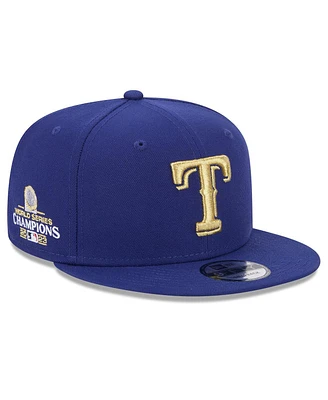 New Era Men's Royal Texas Rangers 2024 Gold Collection 9FIFTY Snapback Hat