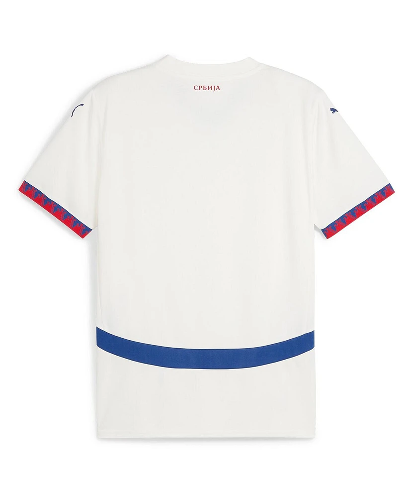 Puma Men's White Serbia National Team 2024 Away Replica Jersey