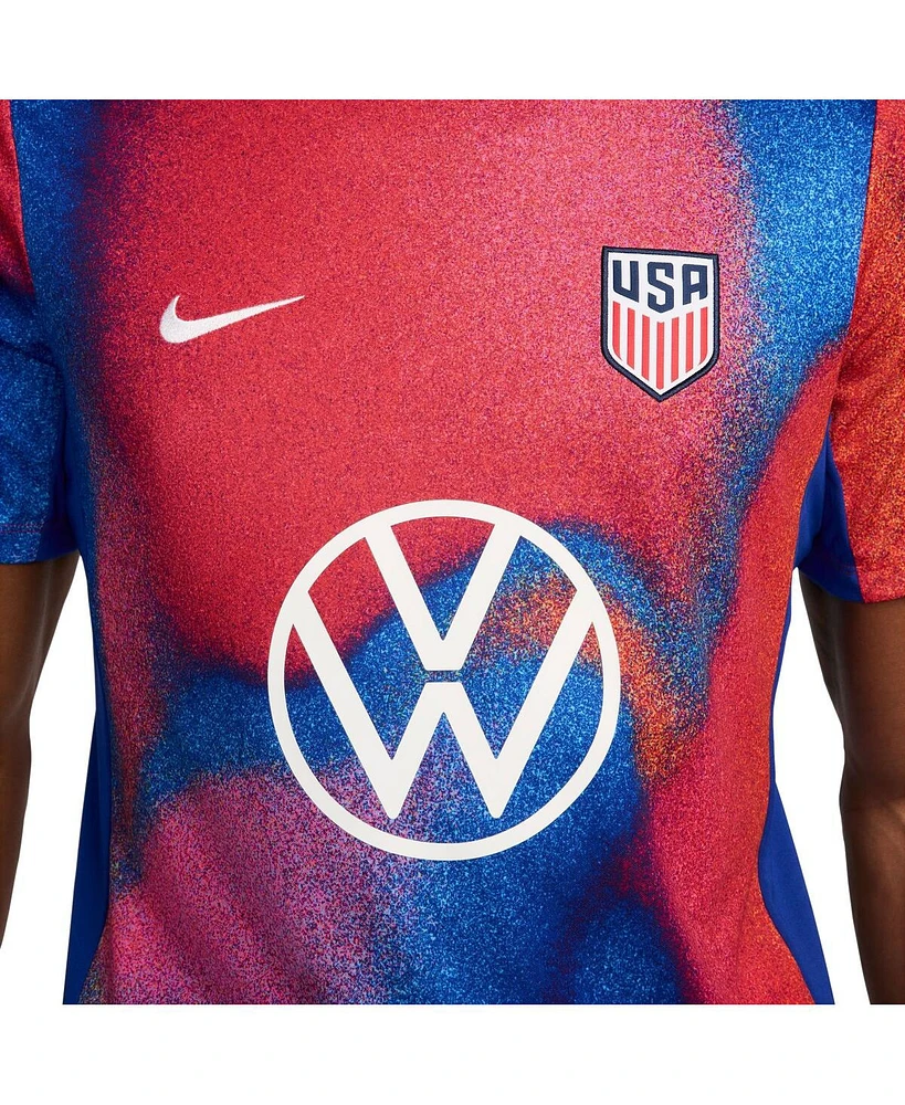 Nike Men's Royal Usmnt 2024 Academy Pro Pre-Match Top