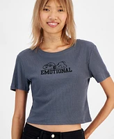 Grayson Threads, The Label Juniors' Snoopy Emotional Baby Tee