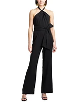 Natori Women's Halter Straight-Leg Jumpsuit