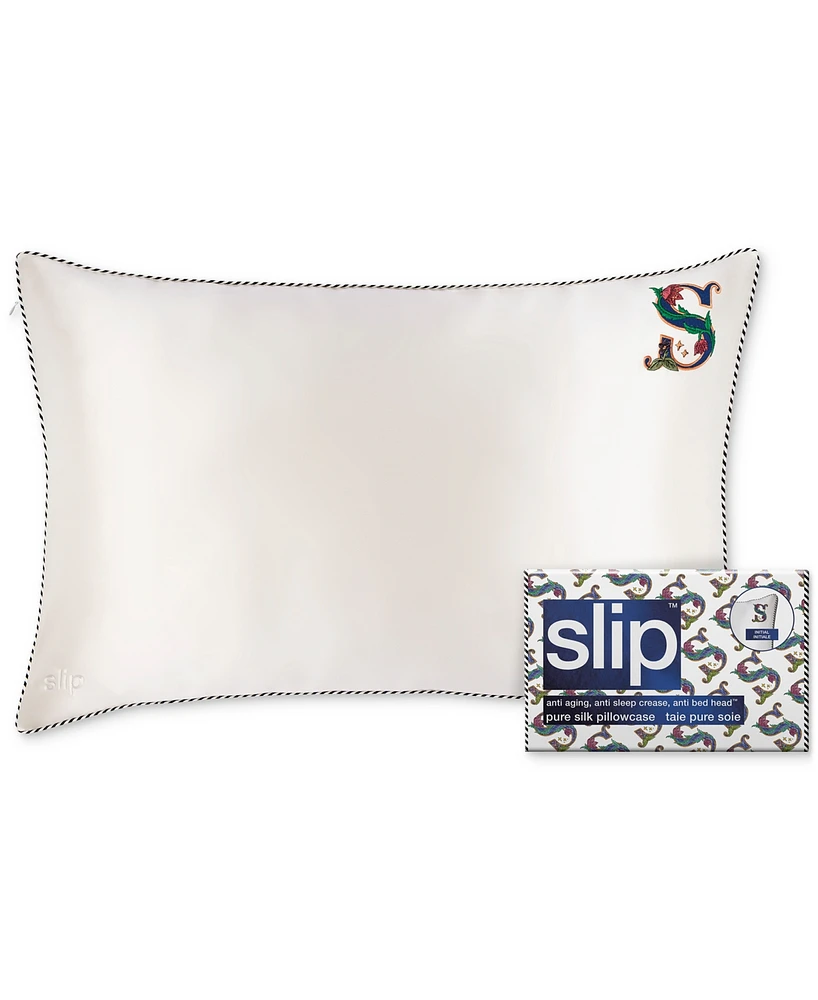 Slip Pure Silk Initial Collection Queen Pillowcase