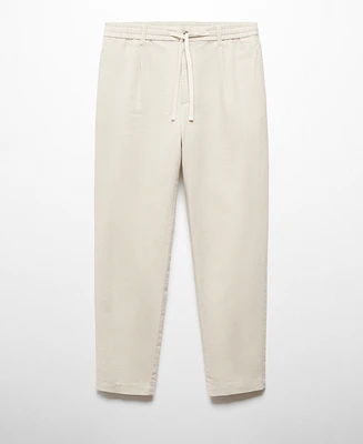 Mango Men's Slim-Fit Drawstring Pants