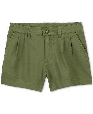 Carter's Little & Big Girls Pleated Twill Shorts