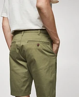 Mango Men's Chino Bermuda Shorts