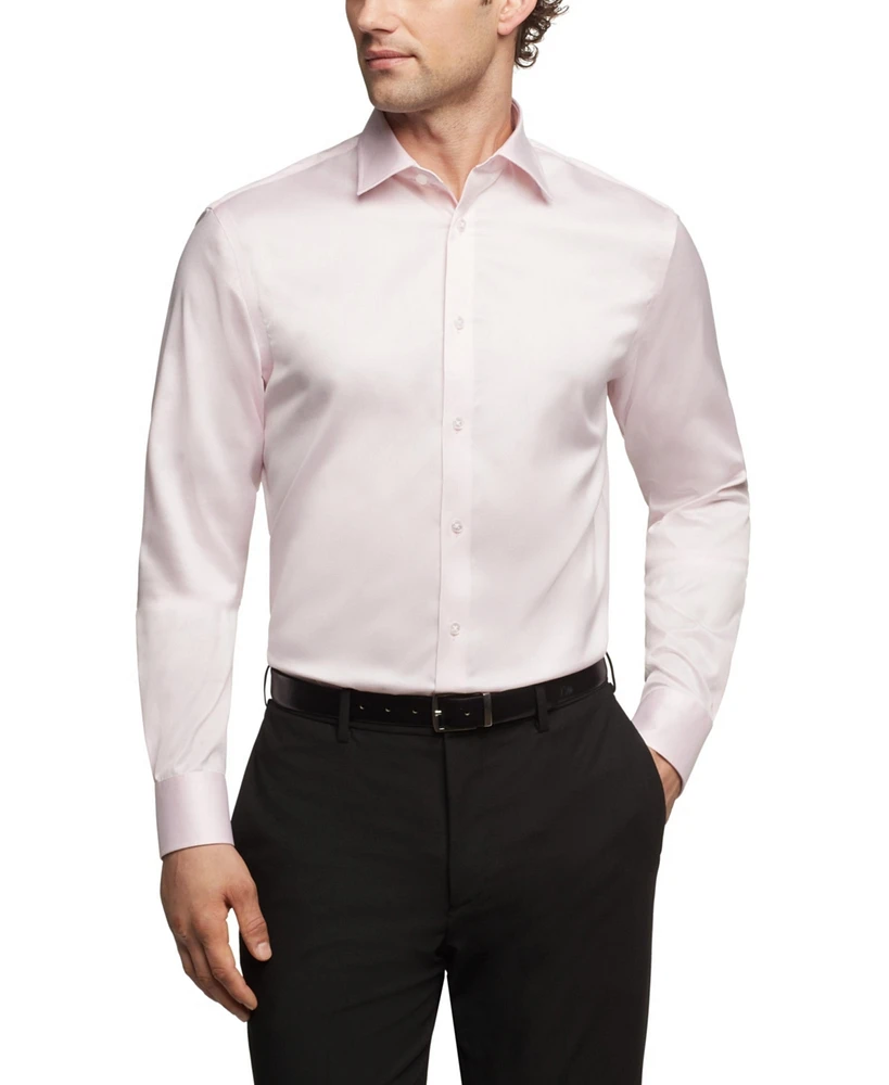 Calvin Klein Refined Cotton Stretch, Men's Regular Fit Dress Shirt