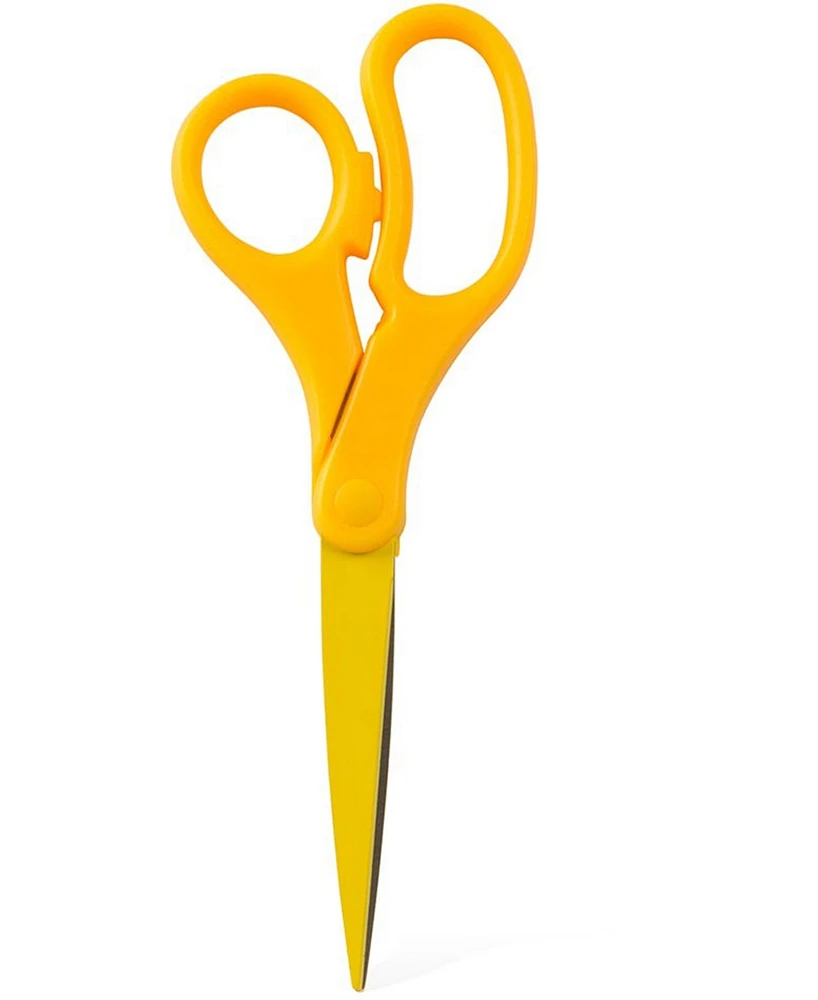 Jam Paper Multi-Purpose Precision Scissors - 8" - Ergonomic Handle Stainless Steel Blades - Sold Individually