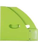 Jam Paper Plastic Magazine File Holder - 4 x 10.5 x 12 - Sold Individually