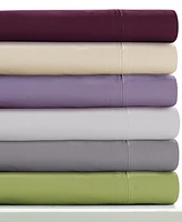 Tribeca Living 350 Thread Count Cotton Percale Extra Deep Pocket Full Sheet Set