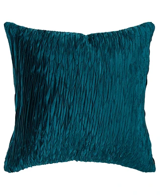 Rizzy Home Braided Solid Polyester Filled Decorative Pillow, 18" x 18"