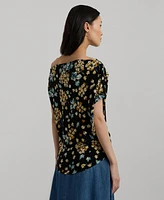 Lauren Ralph Women's Floral Off-The-Shoulder Top