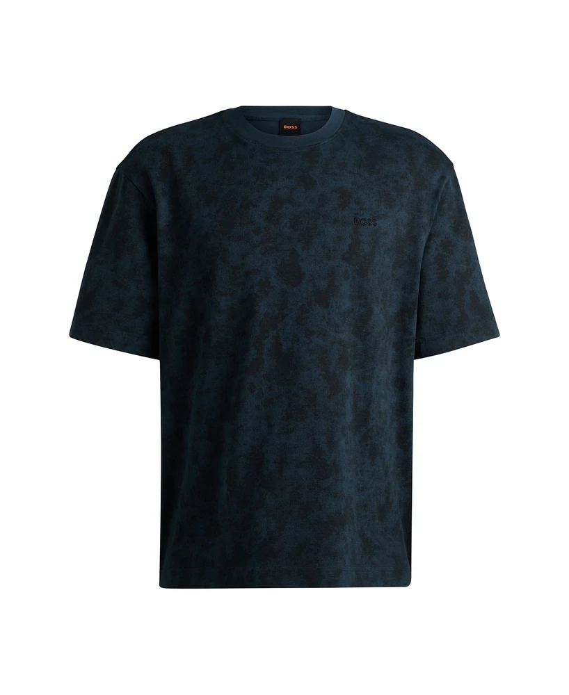 Boss by Hugo Men's All-Over Seasonal Print T-Shirt