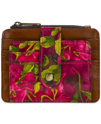 Patricia Nash Cassis Id Small Printed Leather Wallet