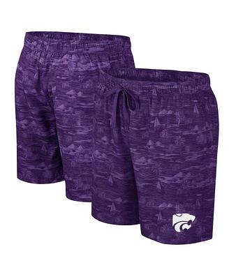 Colosseum Men's Purple Kansas State Wildcats Ozark Swim Shorts