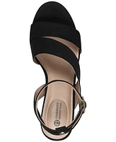 Giani Bernini Women's Cheryll Memory Foam Asymmetrical Block Heel Dress Sandals, Created for Macy's