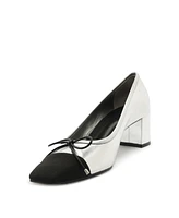 Schutz Women's Arissa Cap Toe Mid Block Pumps