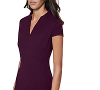 Calvin Klein Petite Short-Sleeve Sheath Dress