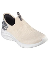 Skechers Women's Slip Ins Ultra Flex 3.0 Natural Step On Walking Sneakers from Finish Line