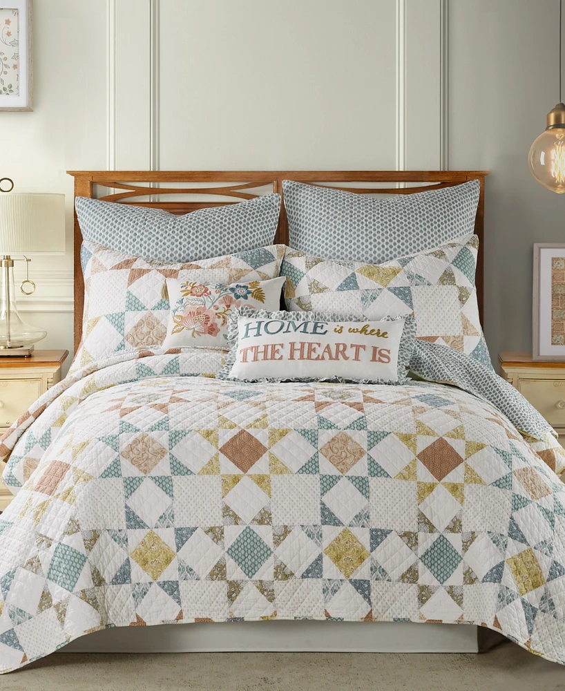 Levtex Lottie Reversible 3-Pc. Quilt Set, King/California King