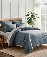 Levtex Washed Linen Solid Duvet Cover