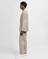 Mango Men's Stretch Fabric Slim-Fit Suit Blazer