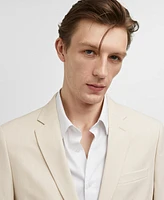 Mango Men's Super Slim-Fit Stretch Fabric Suit Blazer
