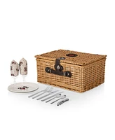 Picnic Time Disney Mickey Mouse Minnie Mouse Classic Picnic Basket, Service for 2