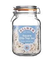Kilner Set of 3 Square Clip Top Jars