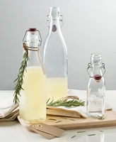 Kilner Set of 8 Square Clip Top Bottles