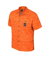 Colosseum Men's Orange Syracuse Ozark Button-Up Shirt